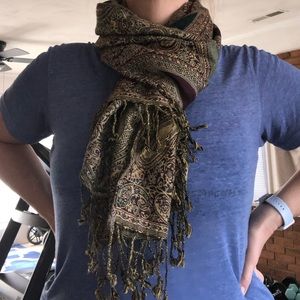 Two Neck Scarves one infinity one pashmina style
